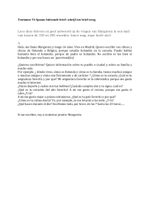 Tentamen T4 Spaans Informele brief: schrijf een brief terug Lees