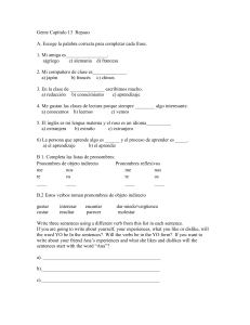 Repaso de Capítulo 13