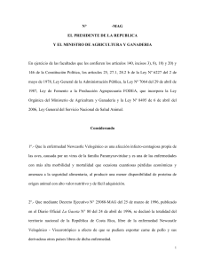 N&deg; -MAG EL PRESIDENTE DE LA REPUBLICA Y EL MINISTRO DE