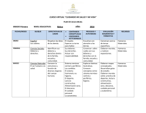 CURSO VIRTUAL &ldquo;CUIDANDO MI SALUD Y MI VIDA&rdquo; PLAN DE