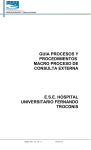 guia procesos y procedimientos macroproceso de consulta externa