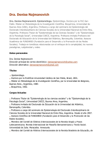 ver y descargar: Dra. Denise Najmanovich