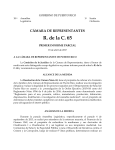 CÁMARA DE REPRESENTANTES R. de la C. 65 PRIMER