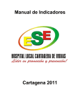 Manual de Indicadores Cartagena 2011 INDICADORES DE