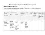 Performance Monitoring Framework_Bolivia - SDG