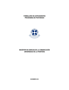 Formulario Mag Cs Comunicacion - Dirección de Análisis Institucional