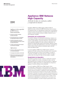 Appliance IBM Netezza High Capacity