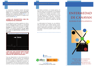 enfermedad de canavan