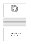 ácido fólico y salud - Fundación Española de la Nutrición