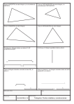 Triángulos: Puntos notables y construcciones