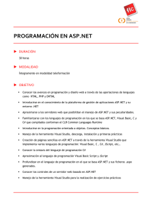 PROGRAMACIÓN EN ASP.NET