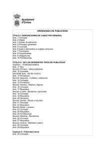 ordenanza de publicidad - Línea Verde Ayuntamiento de Eivissa