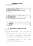 Tema Electricidad Básica 1.- NATURALEZA DE LA ELECTRICIDAD