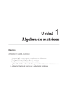 Unidad 1 Álgebra de matrices