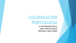 colonización portuguesa