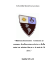 Título “Hábitos alimentarios en relación al consumo de alimentos