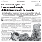 La etnomusicología, definición y objeto de estudio