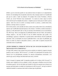 El uso efectivo de las emociones en publicidad