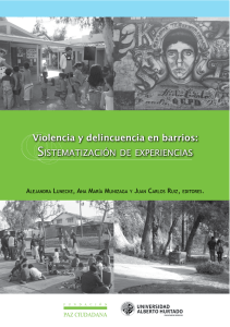 “Violencia y delincuencia en barrios: Sistematización de