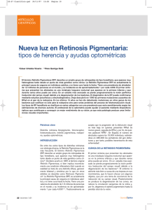 Nueva luz en Retinosis Pigmentaria
