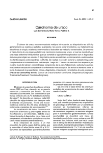 Carcinoma de uraco - Universidad Austral de Chile