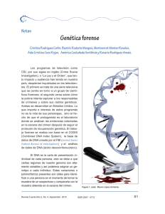 Gen&eacute;tica forense