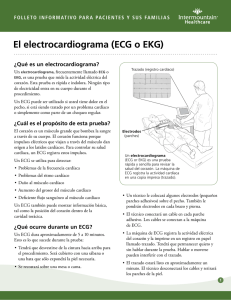 El electrocardiograma (ECG o EKG)