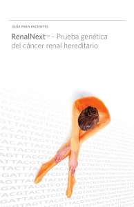 Prueba genética del cáncer renal hereditario