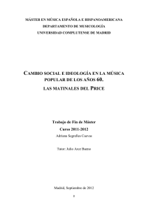 cambio social e ideología en la música popular de los años 60. las