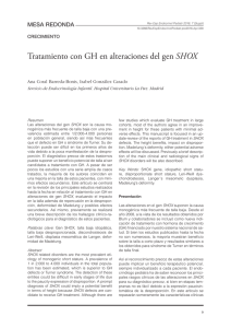 Tratamiento con GH en alteraciones del gen SHOX