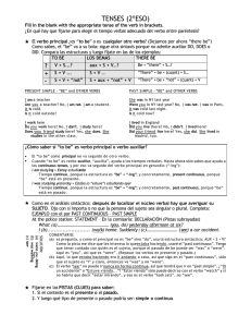 tenses (2&ordm;eso) - Mujer Palabra