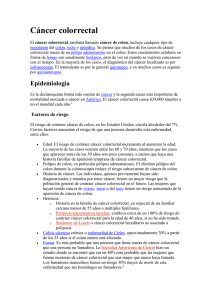 Cáncer colorrectal