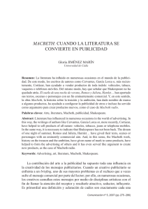 Macbeth: cuando la literatura se convierte en publicidad