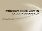 PATOLOGÍAS DE FACHADAS EN LA COSTA