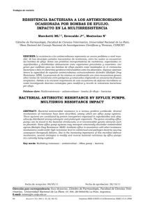 REsistEncia bactERiana a Los antiMicRobianos ocasionaDa poR