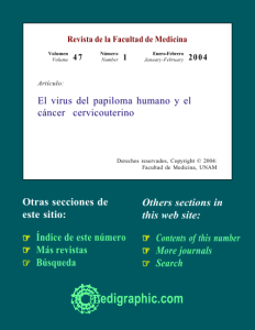 El virus del papiloma humano y el cáncer cervicouterino