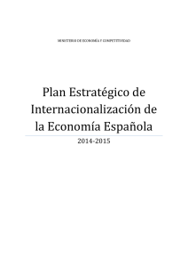 Plan Estratégico de Internacionalización de la Economía Española