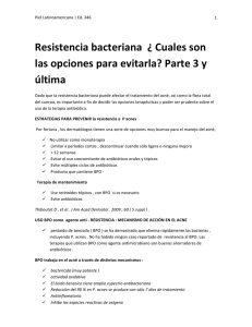 Resistencia bacteriana