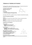 TRIÁNGULOS. TEOREMA DE PITÁGORAS.