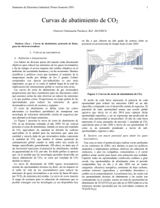 Curvas de abatimiento de CO2
