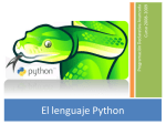 El lenguaje Python