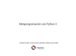 Metaprogramación con Python 3