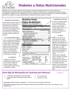 Diabetes y Datos Nutricionales