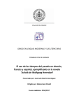 El uso de los tiempos del pasado en alemán, francés y