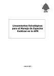 Lineamientos Estratégicos para el Manejo de Especies Exóticas en