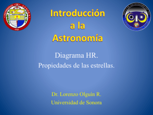 Diagrama HR. - Astro-USON