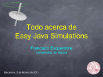 Todo acerca de Easy Java Simulations