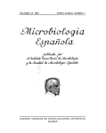 Vol. 13 núm. 1 - Sociedad Española de Microbiología