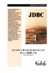 Acceso a bases de datos con Java-JDBC 2.0 - pro