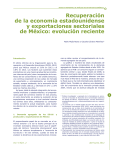 Recuperación de la economía estadounidense y exportaciones